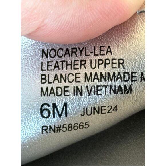 Nordstrom Caryl Slide Sandal Silver Size 6 Leather Sandals - Picture 6 of 7